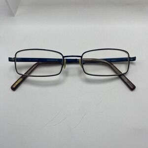 Ted Baker Eyeglasses FRAME ONLY Dillenger B115 Rectangular 51-18-140 Blue 565